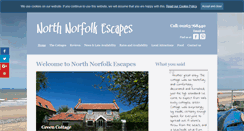 Desktop Screenshot of northnorfolkescapes.co.uk