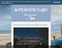 Tablet Screenshot of northnorfolkescapes.co.uk